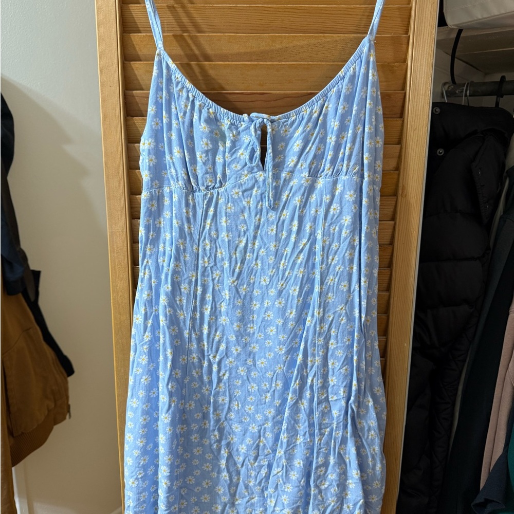 Aeropostale Light Blue Daisy Print Dress